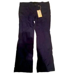 Blue flared jeans